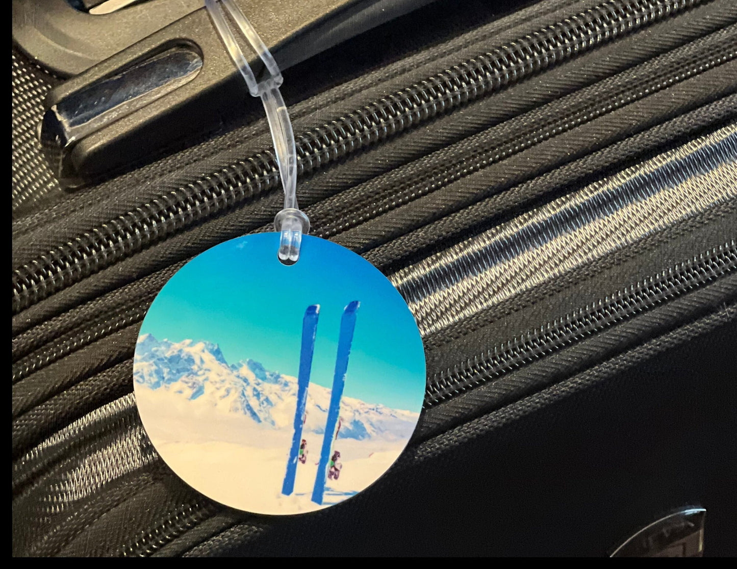 Personalized Ski luggage bag skibag ID tag